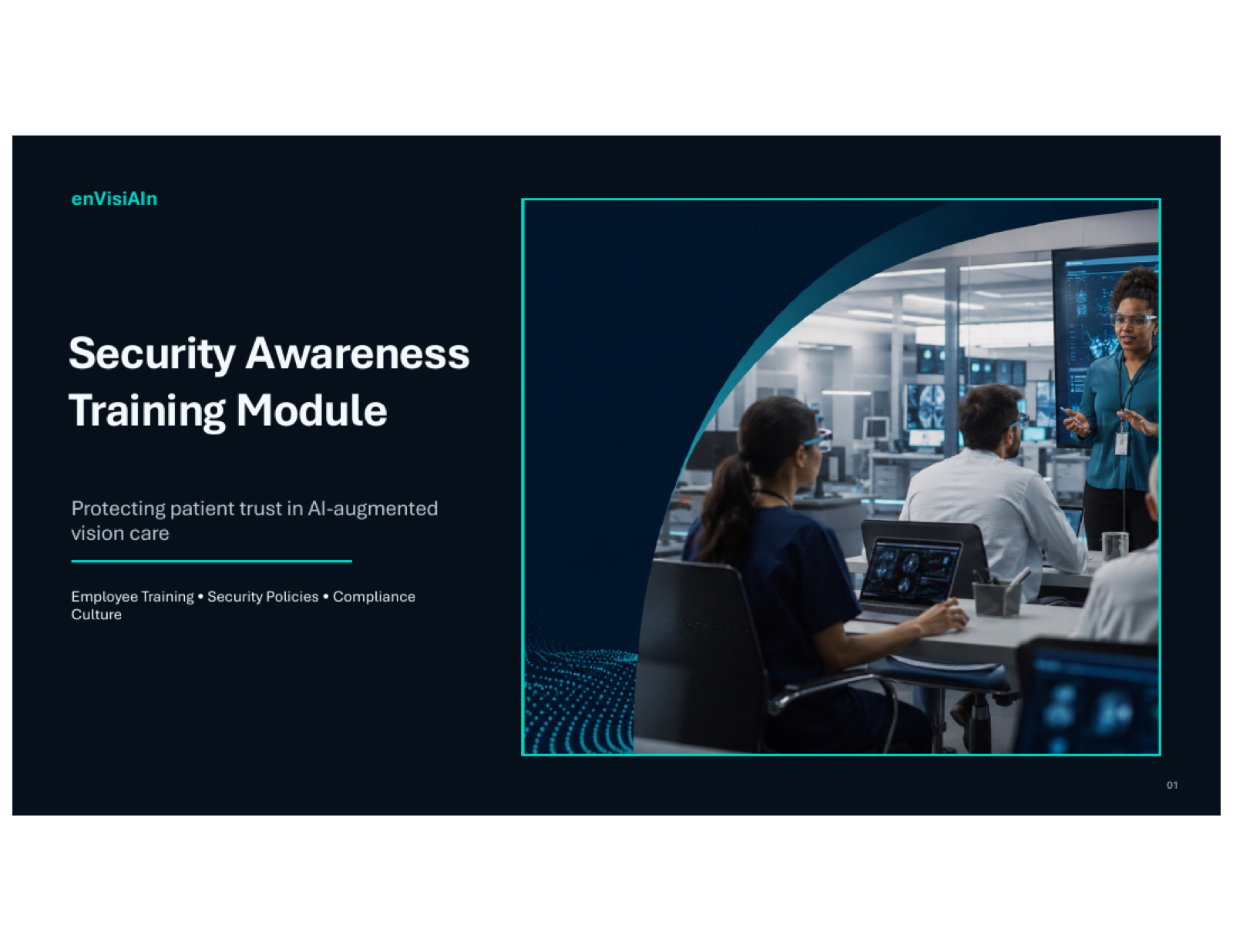 enVisiAIn security awareness training title slide